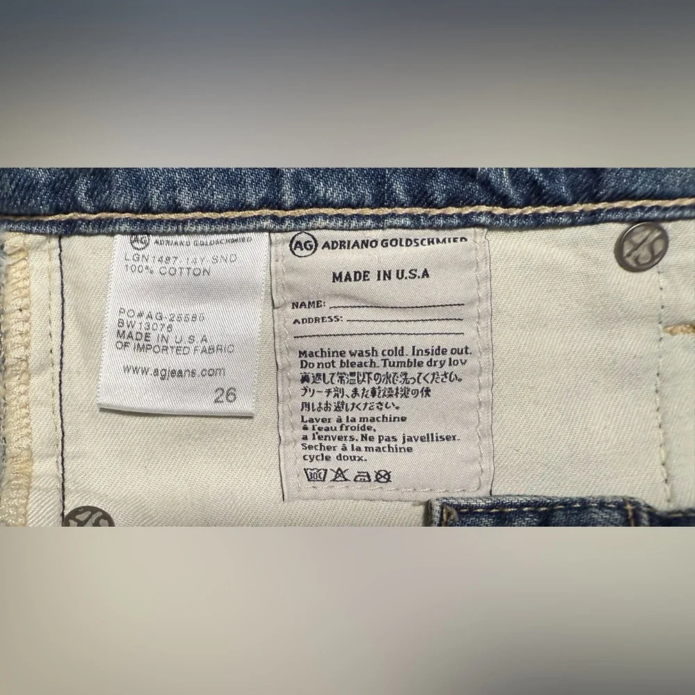 AG The Bonnie relaxed fit shorts -size 26 - Never worn, new without tags - Picture 3 of 4